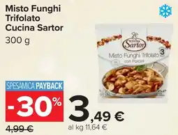Carrefour Misto Funghi Trifolato Cucina Sartor offerta