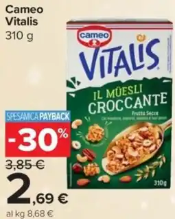 Carrefour Express Cameo Vitalis offerta