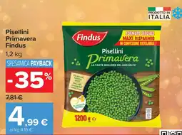 Carrefour Pisellini Primavera Findus offerta