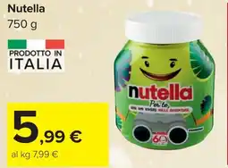 Carrefour Nutella offerta