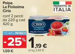 Carrefour Polpa La Finissima Cirio offerta