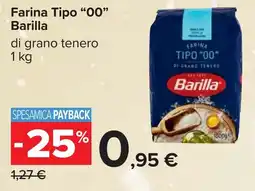 Carrefour Farina Tipo "00" Barilla offerta