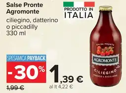 Carrefour Salse Pronte Agromonte offerta
