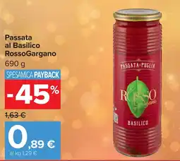 Carrefour Passata al Basilico RossoGargano offerta