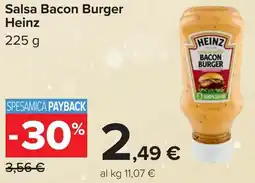 Carrefour Salsa Bacon Burger Heinz offerta