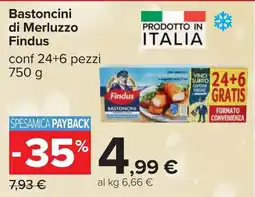 Carrefour Bastoncini di Merluzzo Findus offerta