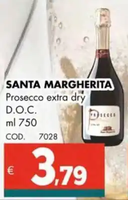 Altasfera SANTA MARGHERITA Prosecco extra dry D.O.C. offerta