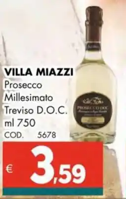 Altasfera VILLA MIAZZI Prosecco Millesimato Treviso D.O.C. offerta
