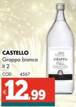 Altasfera CASTELLO Grappa bianca offerta