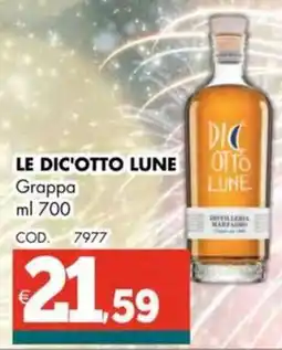 Altasfera LE DIC'IOTTO LUNE OTTO Grappa offerta