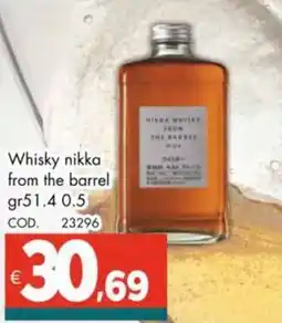 Altasfera Whisky nikka from the barrel offerta