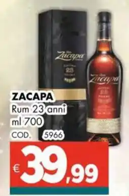 Altasfera ZACAPA Rum 23 anni offerta