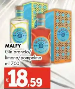 Altasfera MALFY Gin arancia limone/pompelmo offerta