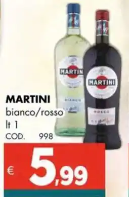 Altasfera MARTINI bianco/rosso offerta