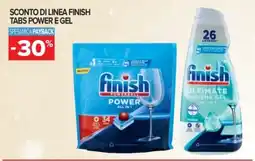 Carrefour Express Sconto di linea finish tabs power e gel offerta