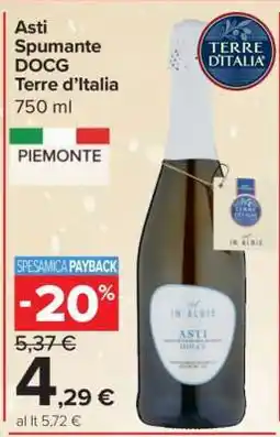 Carrefour Asti Spumante DOCG Terre d’Italia offerta