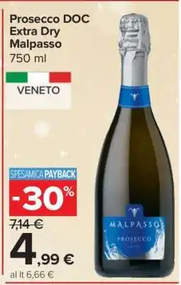 Carrefour Prosecco DOC Extra Dry Malpasso offerta