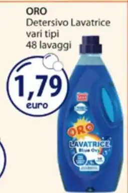 Acqua & Sapone ORO Detersivo Lavatrice offerta