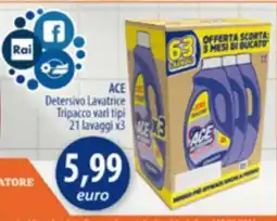 Acqua & Sapone ACE detersivo lavatrice offerta