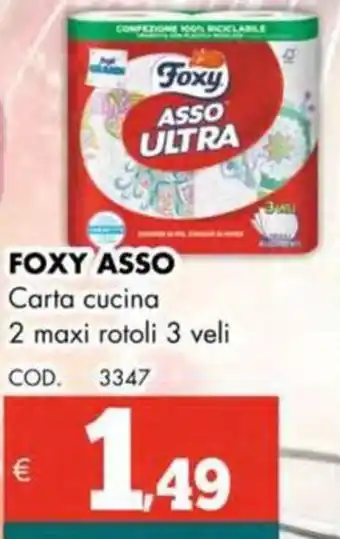 Altasfera FOXY ASSO Carta cucina offerta