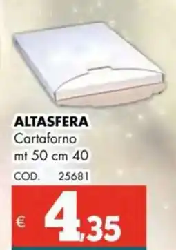 Altasfera ALTASFERA Cartaforno offerta
