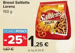 Carrefour Brezel Saltletts Lorenz offerta