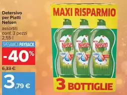 Carrefour Detersivo per Piatti Nelsen offerta