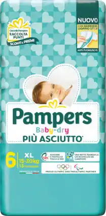 MD Discount PAMPERS BABY DRY XL offerta