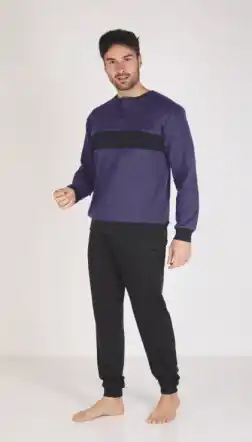 MD Discount PIGIAMA IN MICROPILE uomo 100% poliestere offerta