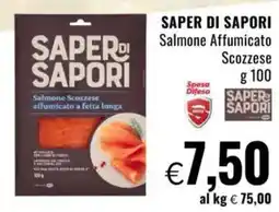 Famila SAPER DI SAPORI Salmone Affumicato Spesa Scozzese offerta