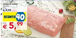 Esselunga Lonza di suino offerta
