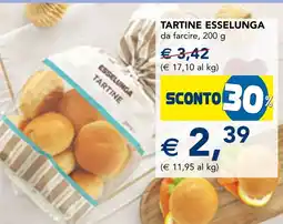 Esselunga Tartine ESSELUNGA offerta