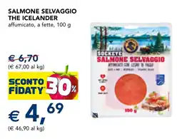 Esselunga Salmone selvaggio THE ICELANDER offerta