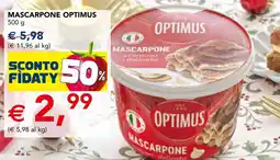 Esselunga Mascarpone OPTIMUS offerta