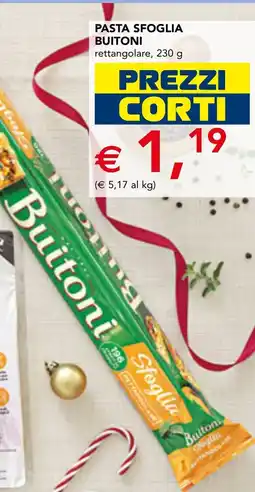 Esselunga PASTA SFOGLIA BUITONI offerta