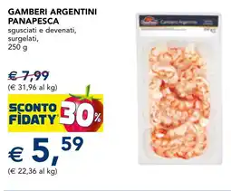 Esselunga Gamberi argentini PANAPESCA offerta