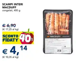 Esselunga Scampi interi MACDUFF offerta