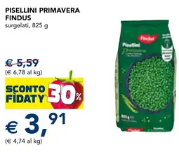 Esselunga Pisellini primavera FINDUS offerta