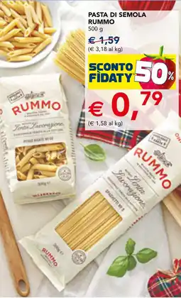 Esselunga Pasta di semola RUMMO offerta