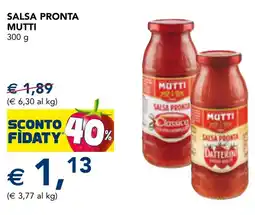 Esselunga Salsa pronta MUTTI offerta
