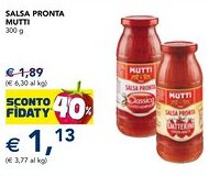 Esselunga Salsa pronta MUTTI offerta