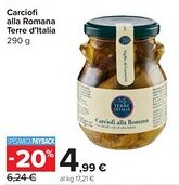 Carrefour Express Carciofi alla Romana Terre d'Italia offerta