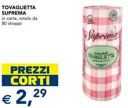 Esselunga Tovaglietta SUPREMA offerta