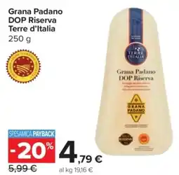 Carrefour Express Grana Padano DOP Riserva Terre d'Italia offerta