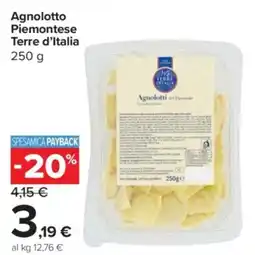 Carrefour Express Agnolotto Piemontese Terre d'Italia offerta