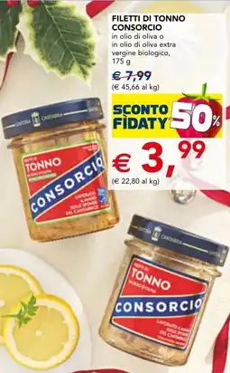 Esselunga Filetti di tonno CONSORCIO offerta