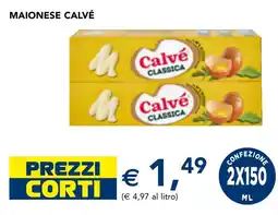Esselunga Maionese CALVÉ offerta