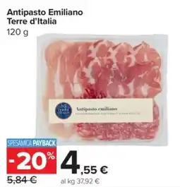Carrefour Express Antipasto Emiliano Terre d'Italia offerta
