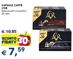 Esselunga Capsule caffè L'OR offerta