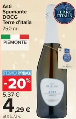 Carrefour Express Asti Spumante DOCG Terre d'Italia offerta